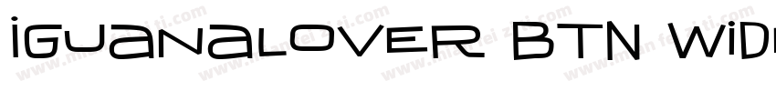 IguanaLover BTN Wide Out字体转换